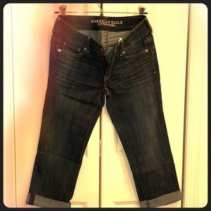 AEO  artist crop jeans